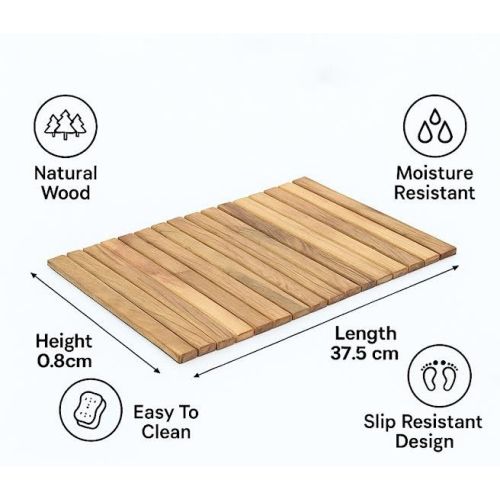 Teak Wood Flexible Table Top Placemat