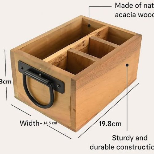 Wooden Kitchen Utensil Holder