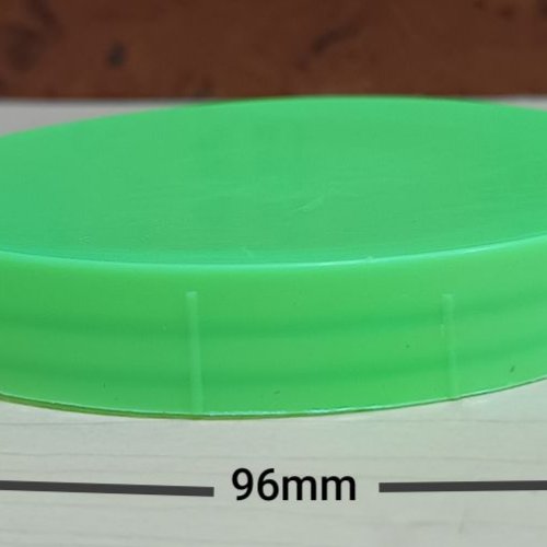 Green Plastic Jar Cap