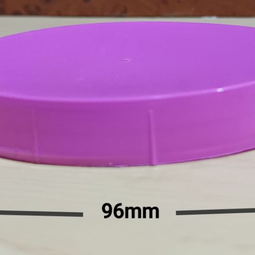 Purple Plastic Jar Cap