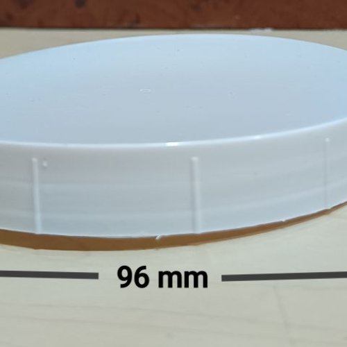 White Plastic Jar Cap