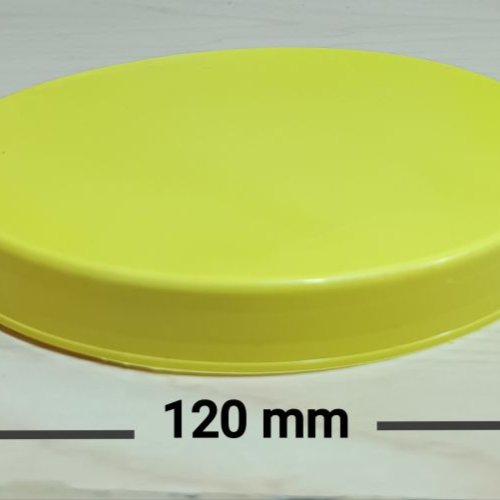 Yellow Plastic Jar Cap