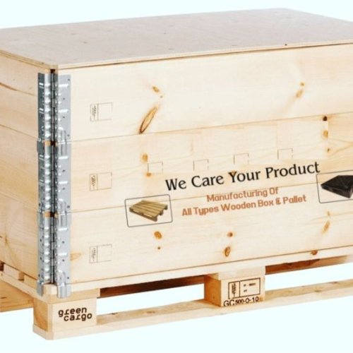 Reusable and Collapsible Wooden Pallet Crate
