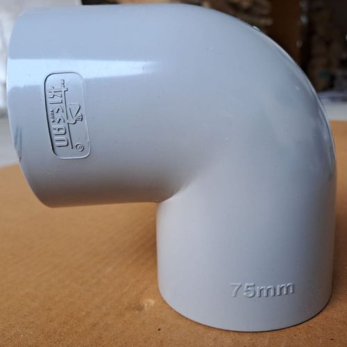 75 Mm Hw PVC Elbow
