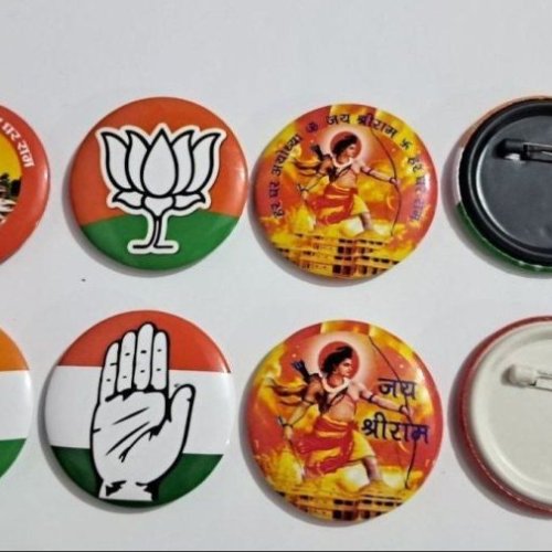 Metal Election Promotion Badges
