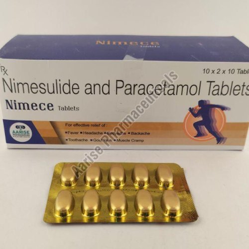 Nimesulide And Paracetamol Tablets Nimece