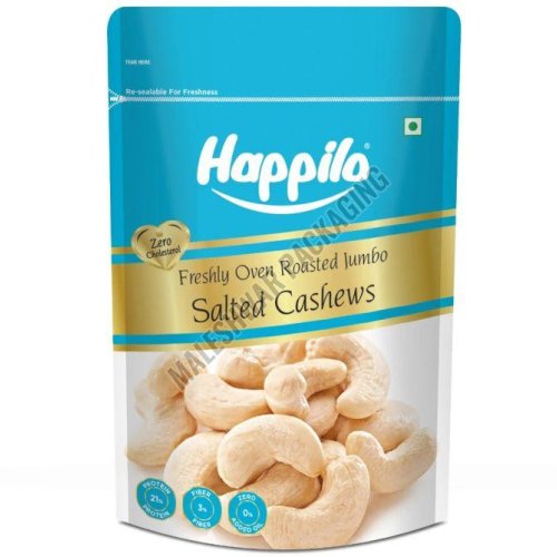 Salted Cashew Standup Zipper Pouches