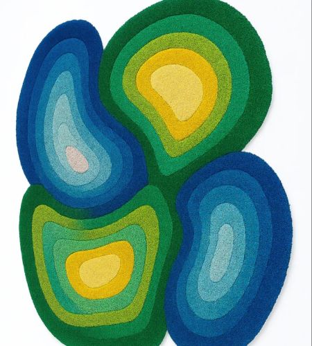 Topography Dream-Handmade High-Grade Tufted Irregular Rug