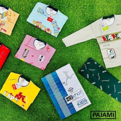 Natkhat Boys Pajama T-Shirt Set