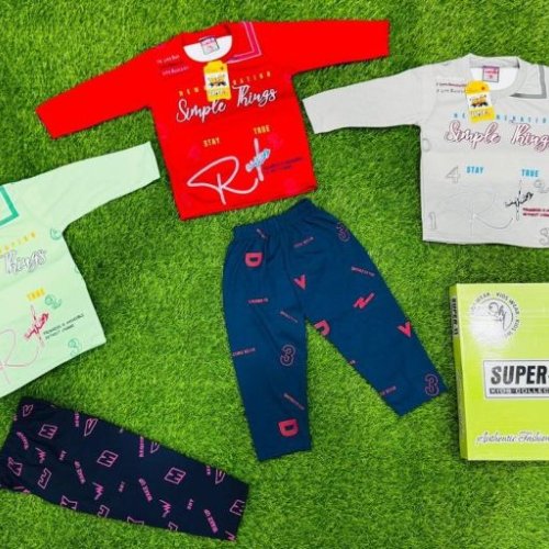 Art No. 5004 Super-11 Boys Pajama T-Shirt Set