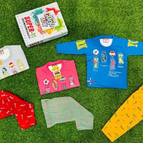 Art No. 5005 Super-11 Boys Pajama T-Shirt Set