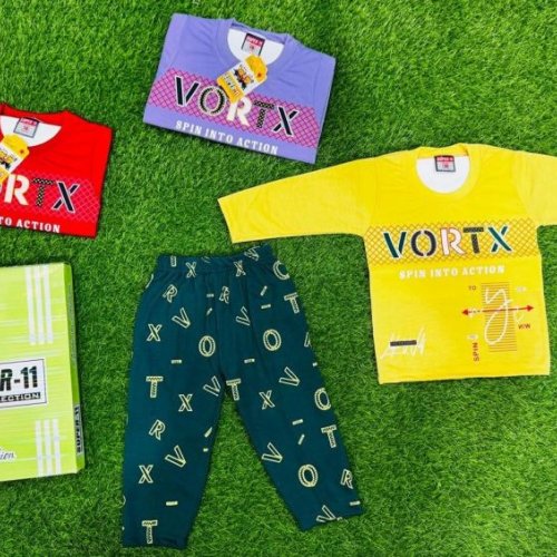 Art No. 5013 Super-11 Boys Pajama T-Shirt Set