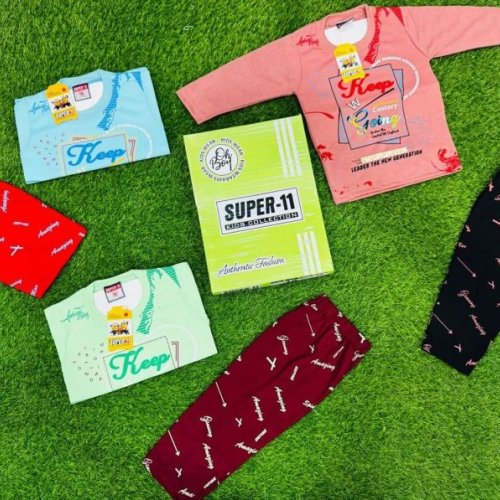 Art No. 5014 Super-11 Boys Pajama T-Shirt Set