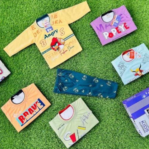 Natkhat Boys Pajama T-Shirt Set