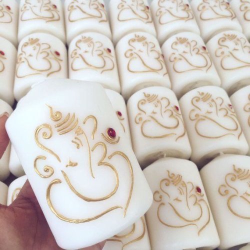 Ganesh Ji Pillar Candle