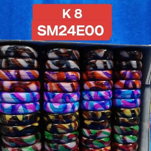 Multicolor Festival Wear Glass Bangles