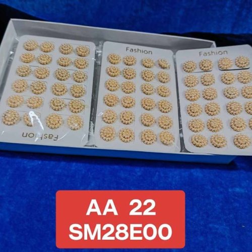 Trendy Oxidized Gold Plated Artificial Ladies Earrings