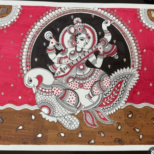 Traditional Madhubani Painting