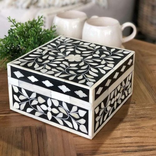 Bone Inlay Jewellery Box