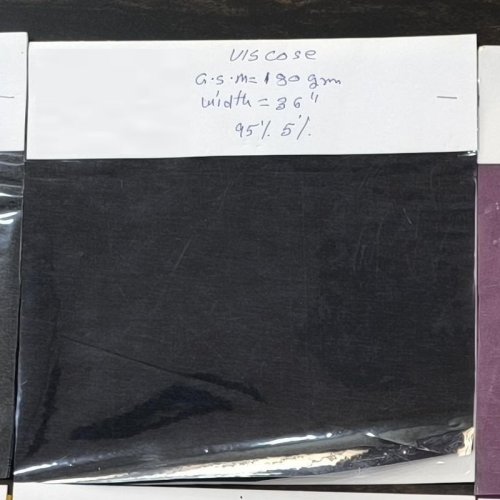 180 GSM Black Viscose Fabric