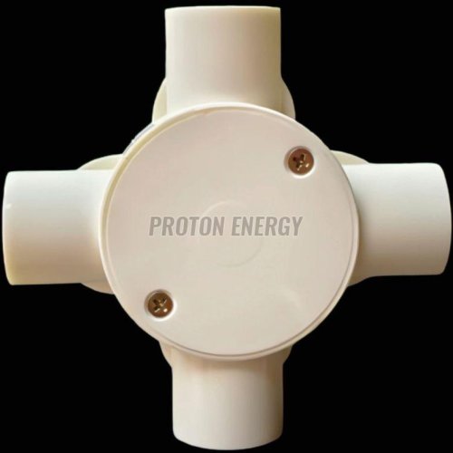 20mm PVC 4 Way Short Junction Box