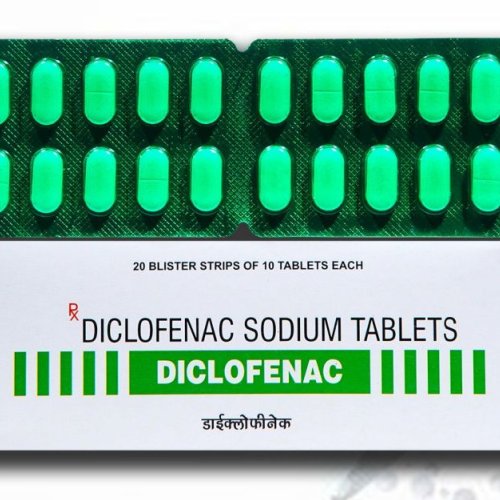 Green Diclofenac Sodium Tablets