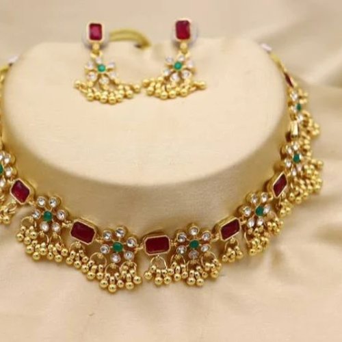 Multicolor Alloy Artificial Jewellery Set