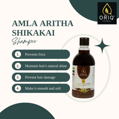 Oriq Herbal Amla Aritha Shikakai Shampoo
