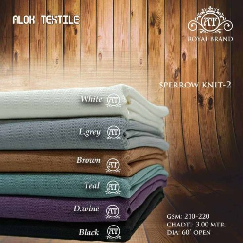 214 GSM Sparrow Knit Polyester Fabric