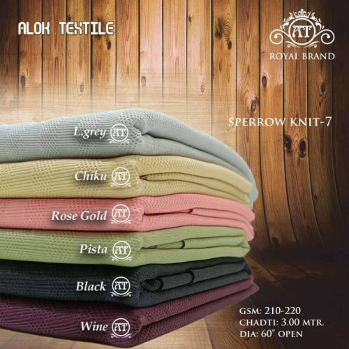 218 GSM Sparrow Knit Polyester Fabric