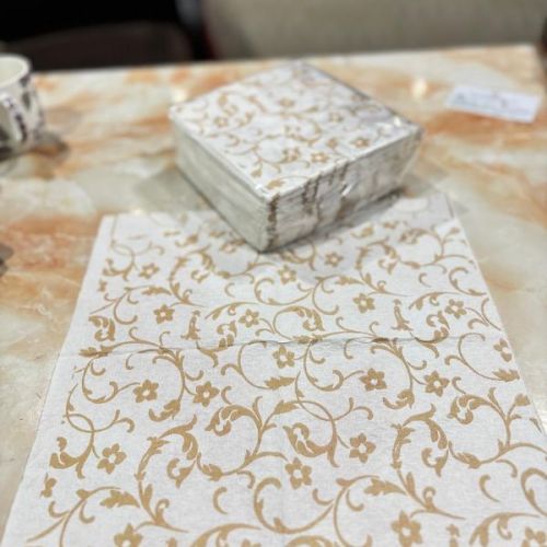 Floral Printed Tissue Paper Napkin