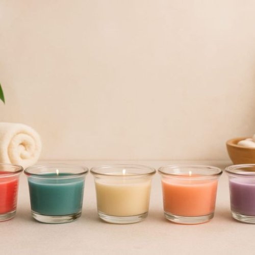 Royal Gold Vibelights Candle Soy Wax Scented Jar Candle