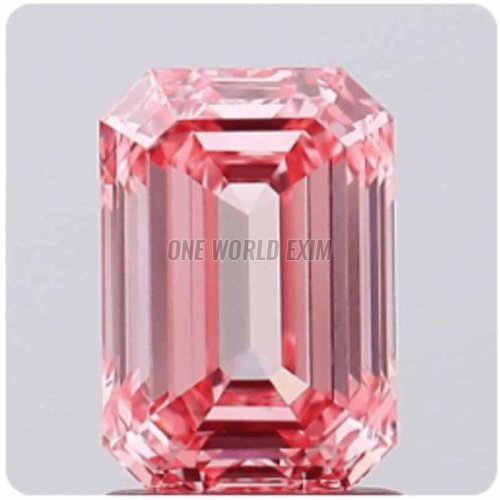 Pink Lab Grown Emerald Diamond