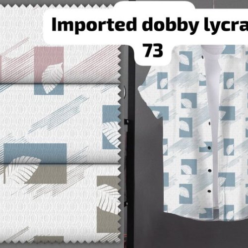 Imported Dobby Lycra Shirting Fabric