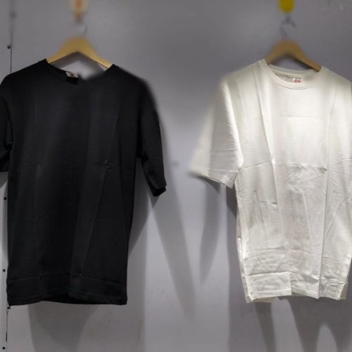 Mens Plain Down Shoulder T Shirt