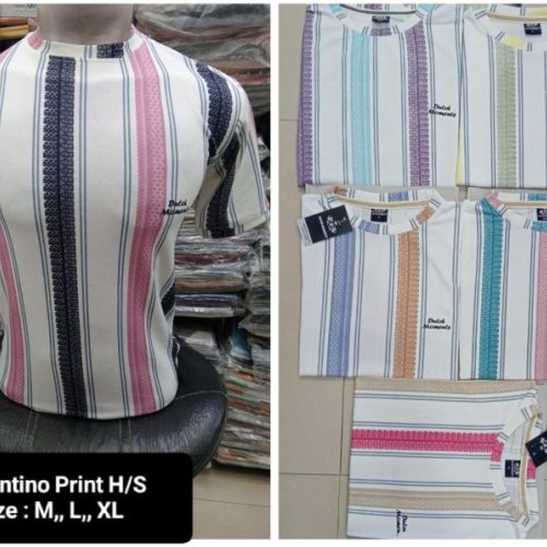 Mens Round Neck Printed T Shirt