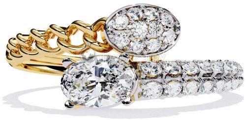 14K Gold Dual Radiance Diamond Ring