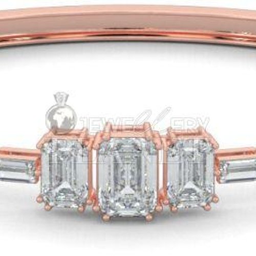 18K Gold Diamond Lock Bangle Bracelet