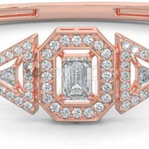 18K Gold Trinity Diamond Bracelet