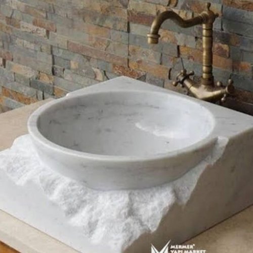 24x24x12 Inch Sandstone Wash Basin