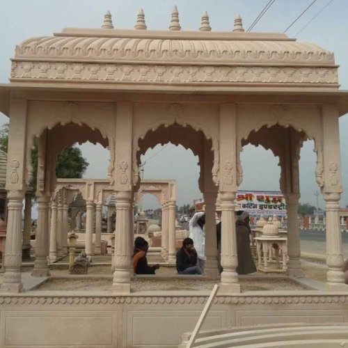 5x15x13 Feet Sandstone Temple