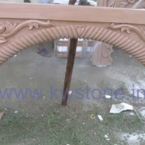 Outdoor Red Sandstone Mehrab Article