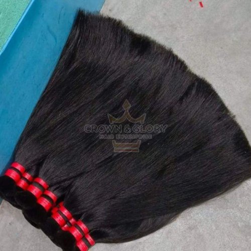 Double Drawn Human Hair