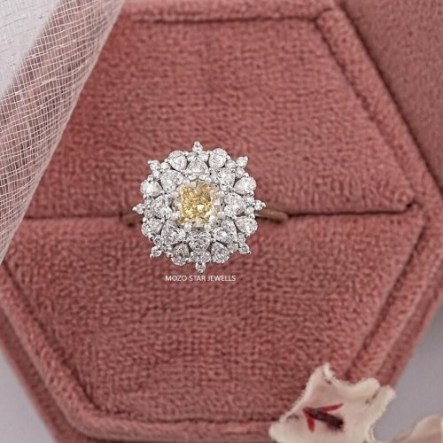 Cushion Brilliant Lab Grown Diamond Ring