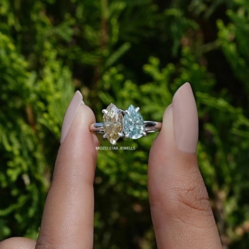 Marquise Moissanite Ring