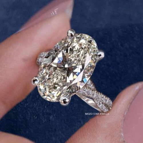 Oval Lab Grown Diamond Ring