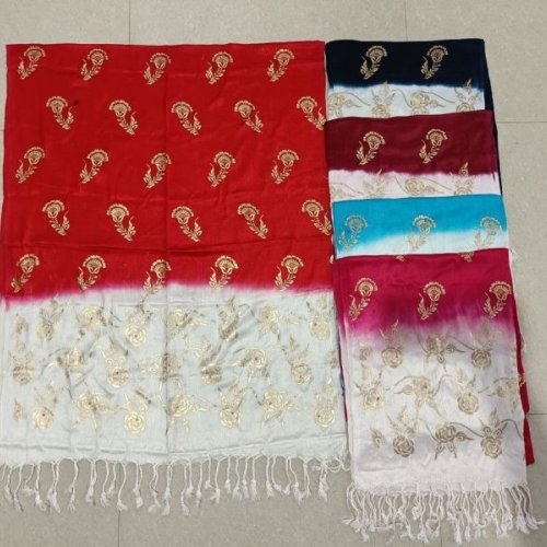 Ladies 160 GSM Printed Satin Dupatta