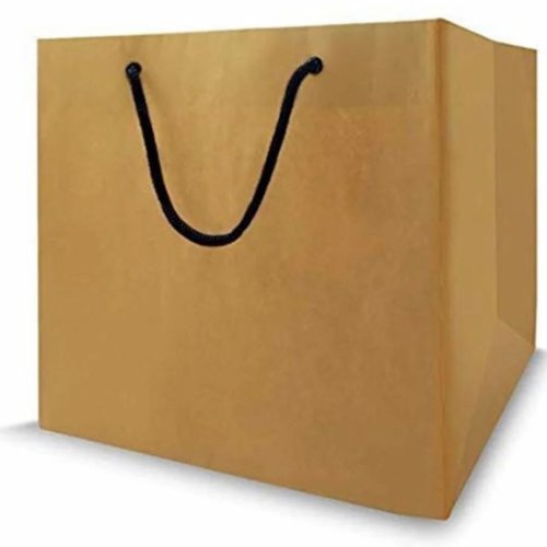 Brown High Quality Paper Courier Bag
