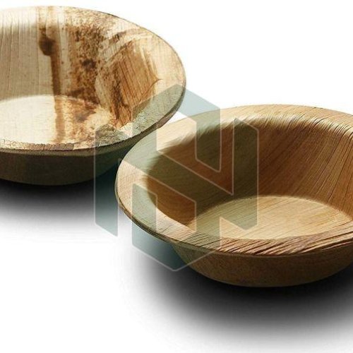 Round Areca Leaf Bowl