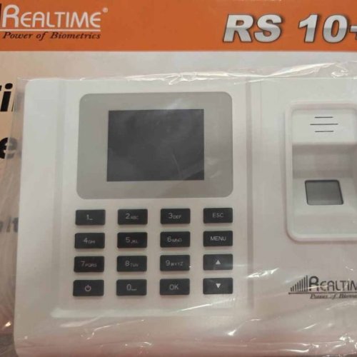 realtime rs 10 plus biometric attendance machine